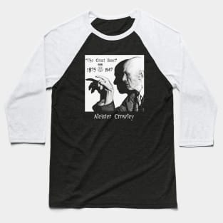 Aleister Crowley Infamous Occult. Baseball T-Shirt